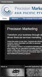 Mobile Screenshot of precisionmarketingapac.com
